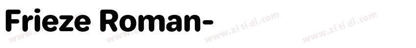Frieze Roman字体转换